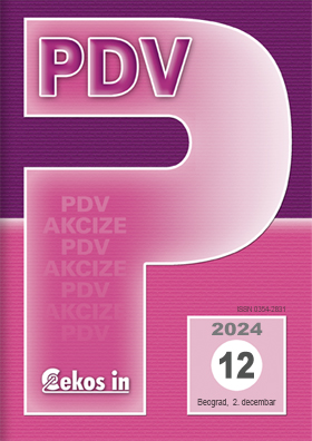 PDV broj 12/2024 od 2.12.2024.