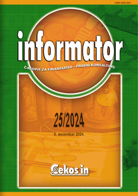 Informator broj 25/2024 od 5.12.2024.